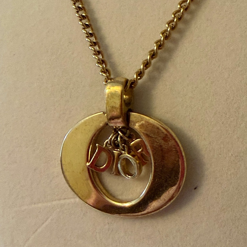 Vintage Refurbished Christian Dior Pendant Necklace - Picture 7 of 17